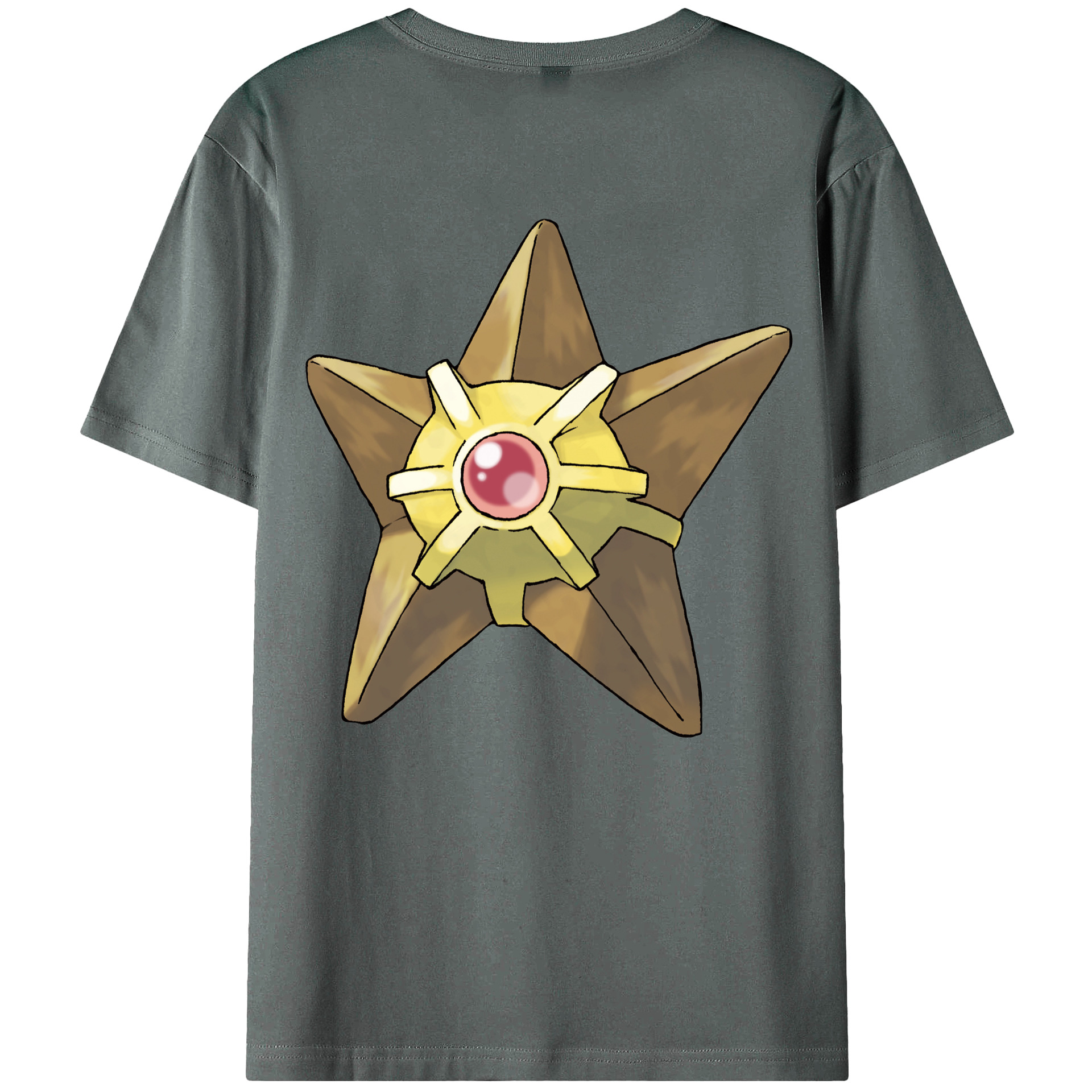 （画像用） ポケットモンスター Pokémon 綿100％ メンズ半袖Tシャツ（バックプリント） 通気性